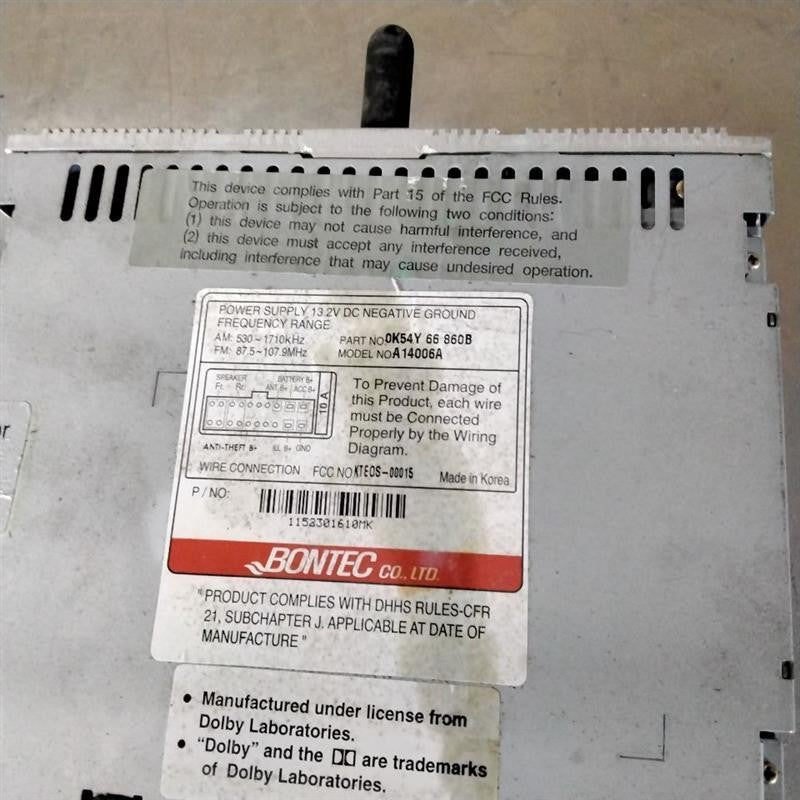 Audio & Visual Equip.(radio) KIA SEDONA 02 03 04 05