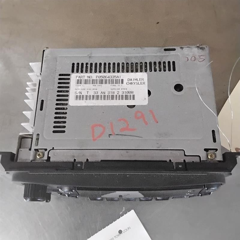 Audio & Visual Equip.(radio) CHRYSLER TOWN CNTRY 02 03 04 05 06 07