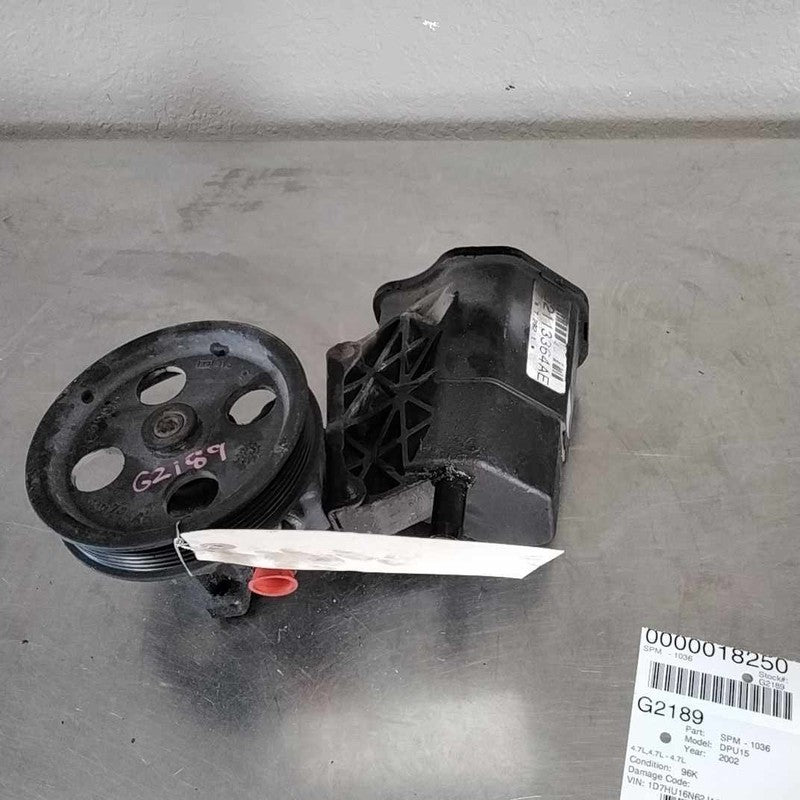Power Steering Pump/motor DODGE PICKUP 1500 02 03 04