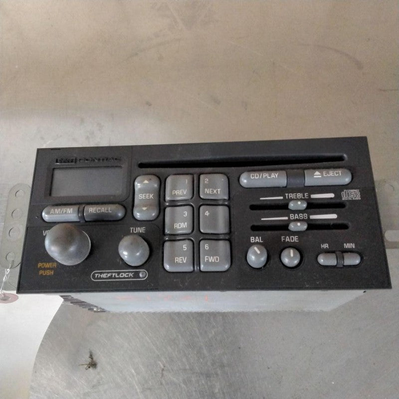 Audio & Visual Equip.(radio) PONTIAC GRAND PRIX 01 02 03
