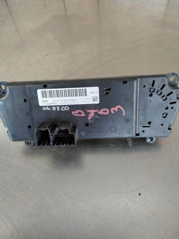 Heater A/c Control CHRYSLER SEBRING 07