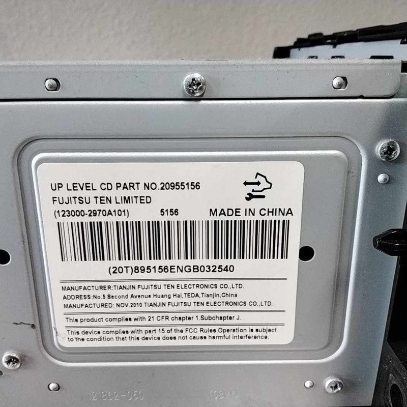 Audio & Visual Equip.(radio) CHEVY IMPALA 11 12