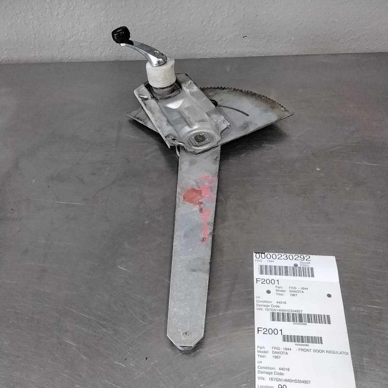 Front Door Regulator DODGE DAKOTA Left 87 88 89 90