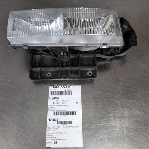 1995-2005 GMC Safari Right Headlamp Assembly OEM#16524092