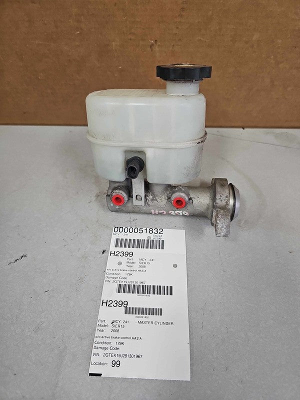 2007-2013 GMC Sierra 1500 Master Cylinder OEM#19432946