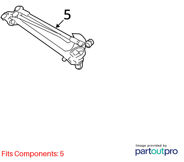 Wiper Trans. Linkage TOYOTA RAV-4 06 07 08 09 10 11 12 13 14