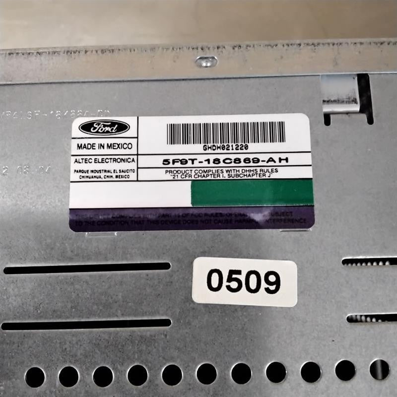 Audio & Visual Equip.(radio) FORD 500 05 06