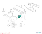 2005-2013 Chevrolet Corvette Wiper Motor Front OEM#12335959