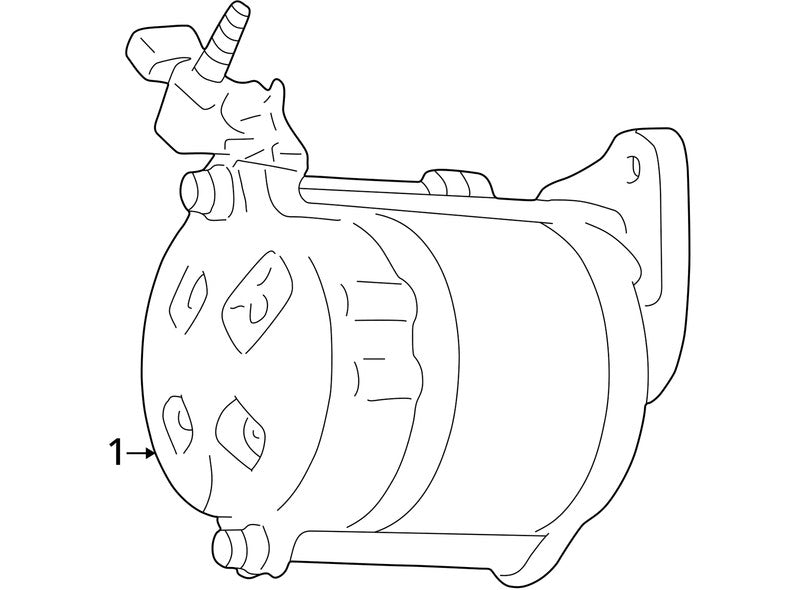 1996-2003 Dodge Pickup 1500 Starter Motor OEM#56027702