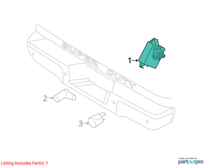 2010 Ford F350 Super Duty Chassis Brain Box OEM#AC3Z15K866A