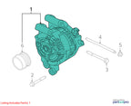 2013-2019 Ford Escape Alternator OEM#CJ5Z10346F