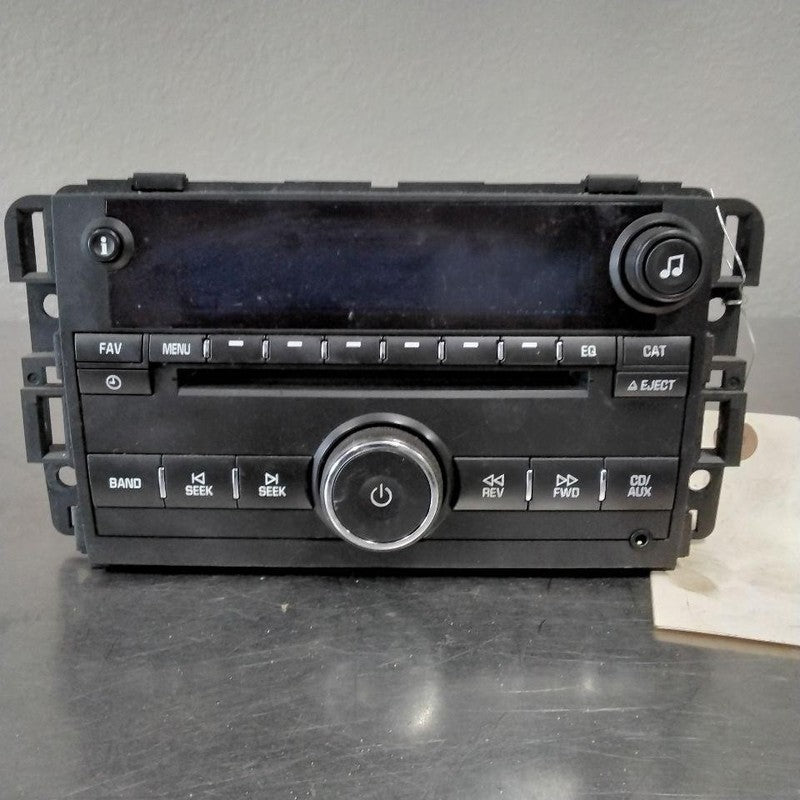 Audio & Visual Equip.(radio) CHEVY IMPALA 09 10