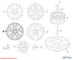 2014-2018 Jeep Cherokee Wheel OEM#5SN87AAAAB