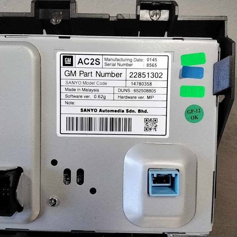 2012-2016 Buick Verano Info-gps-tv Screen OEM#23349763