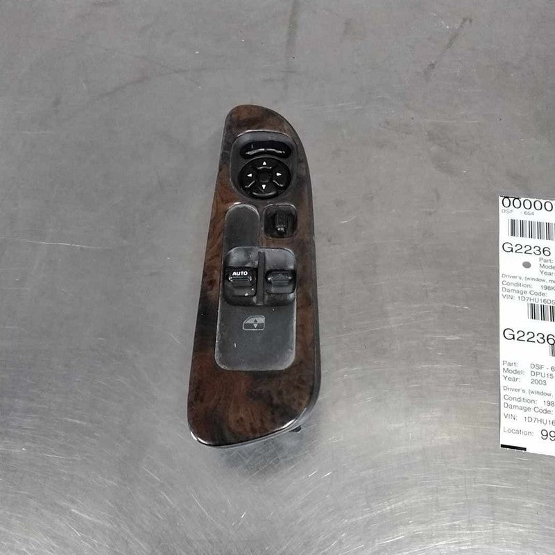 Door Switch Front DODGE PICKUP 1500 03 04