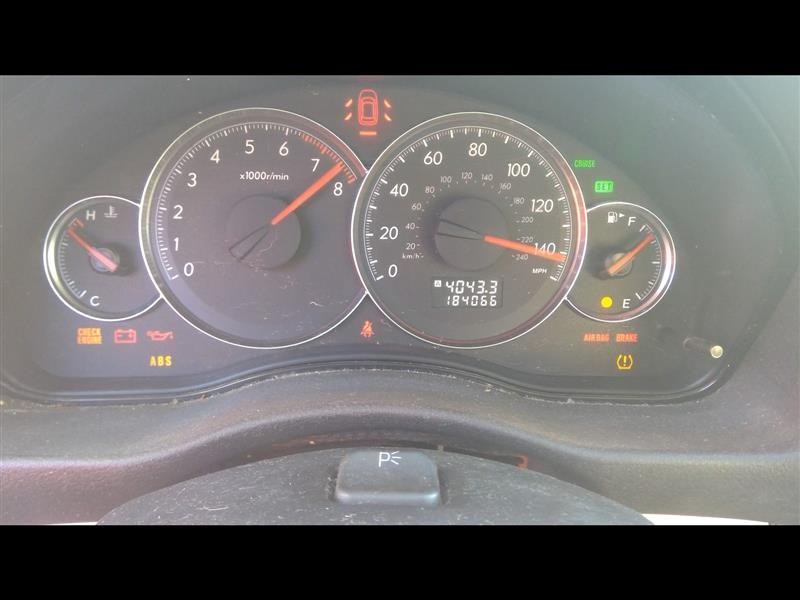 Speedometer SUBARU LEGACY 08