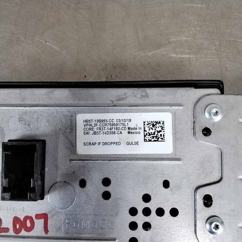 2017-2019 Ford Explorer Info-gps-tv Screen OEM#HB5Z10D885CA