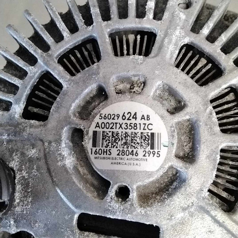 2014-2018 Jeep Cherokee Alternator OEM# 56029624AC