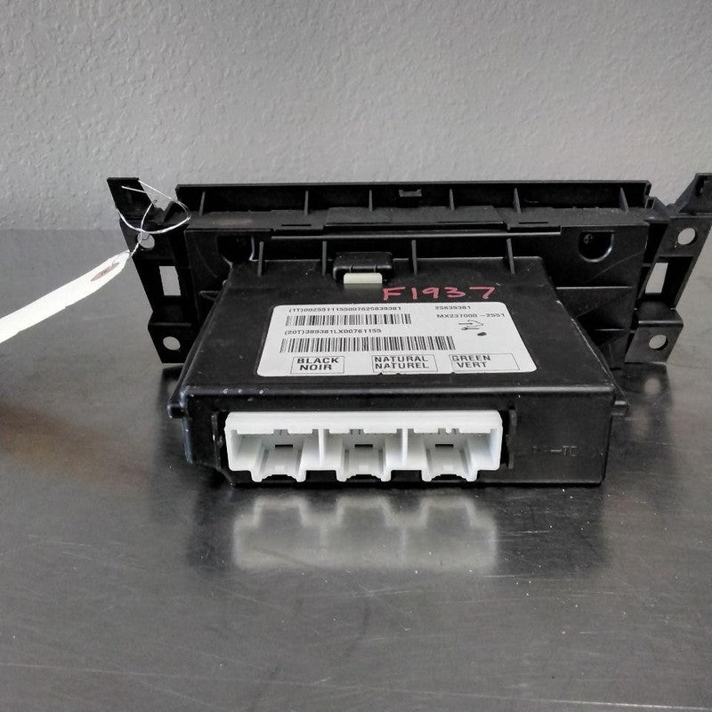 Heater A/c Control CADILLAC DTS 07 08 09 10 11