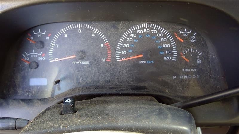 Speedometer DODGE PICKUP 1500 00 01