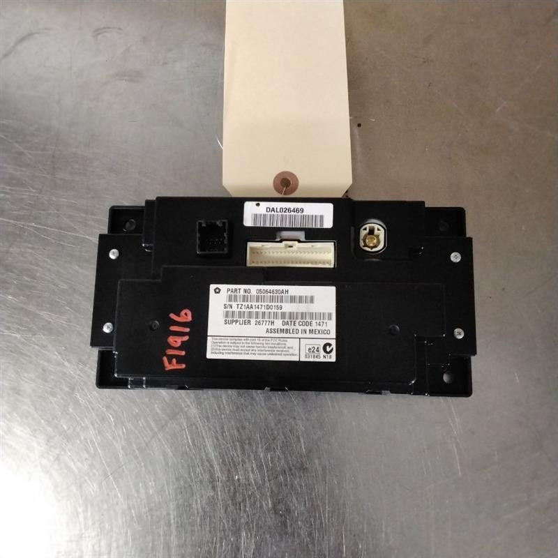 2011-2014 Dodge Charger Info-gps-tv Screen OEM#5064630AH