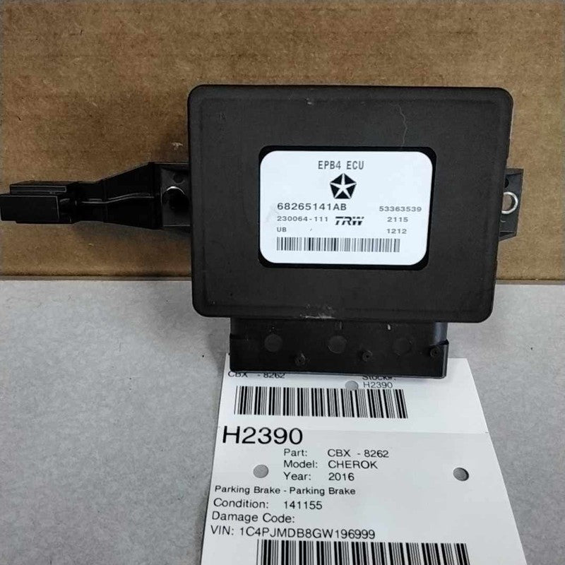 2015-2018 Jeep Cherokee Chassis Brain Box Parking Brake OEM #68265141A