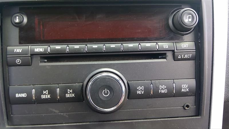 Audio & Visual Equip.(radio) PONTIAC TORRENT 08