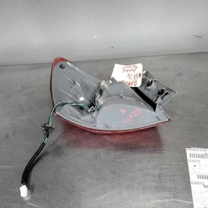 Tail Light Assembly ROGUE EXCEPT SPORT Right 08 09 10 11 12 13 14 15