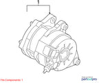 2014-2017 Mazda 3 Alternator OEM#PE0118300R00