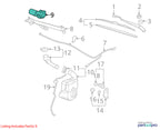 2005-2008 Pontiac G6 Wiper Motor Front OEM#22711010