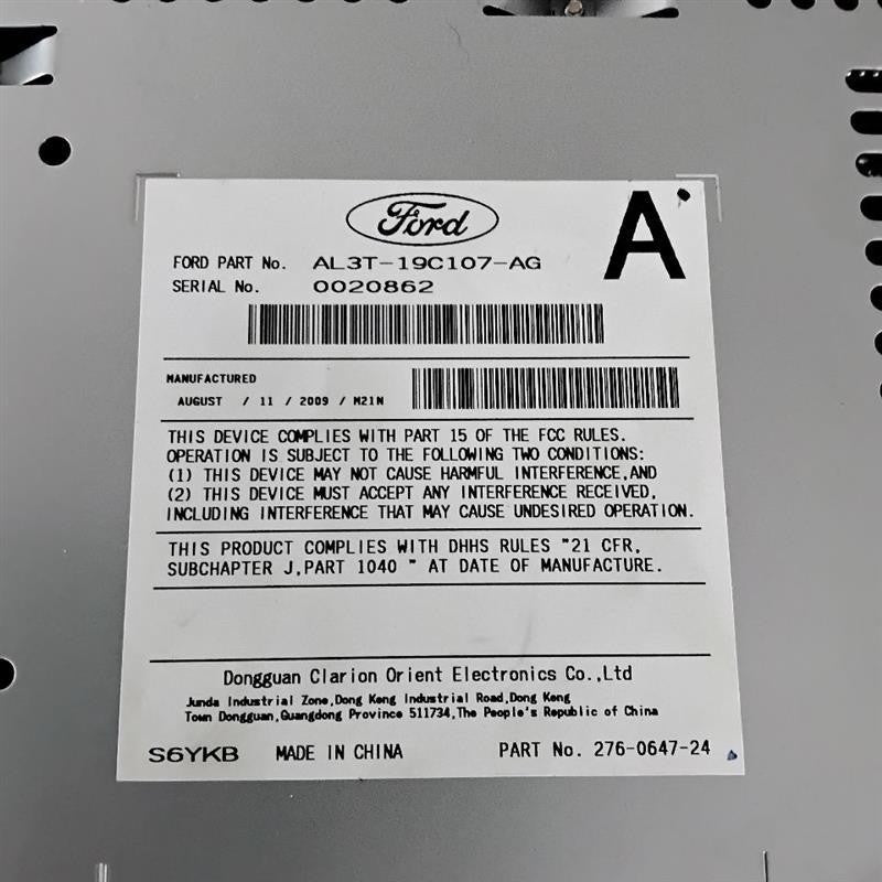 Audio & Visual Equip.(radio) FORD PICKUP F150 10