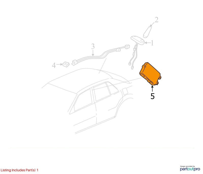2009-2010 Chevrolet Impala Chassis Brain Box OEM#20833350