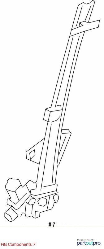 2017-2023 Subaru Impreza Left Front Door Regulator