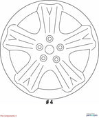 2005-2007 Subaru Legacy Wheel OEM# 28111AG05A #560-68739A